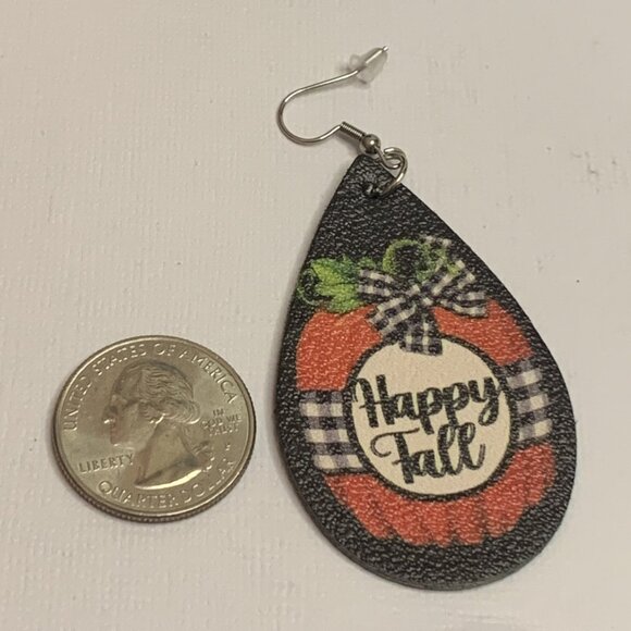 Pumpkin Earring, Fall Earring, Thanksgiving Earring, Gift Idea, Holiday Earring - Picture 10 of 10